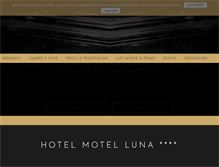 Tablet Screenshot of hoteluna.it